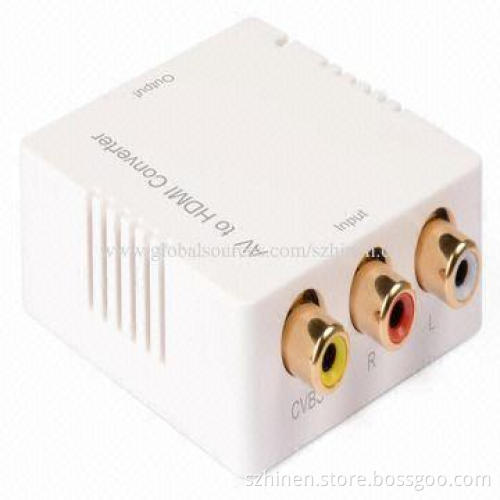AV to HDMI Converter with Video Signal Can be Up to HDTV 1,080P